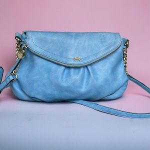 Juicy Couture Powder Blue with Gold Hardware Crossbody/Shoulder/Handbag NWOT